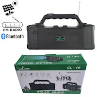 Parlante Bluetooth CL16 Solar Radio con Linterna